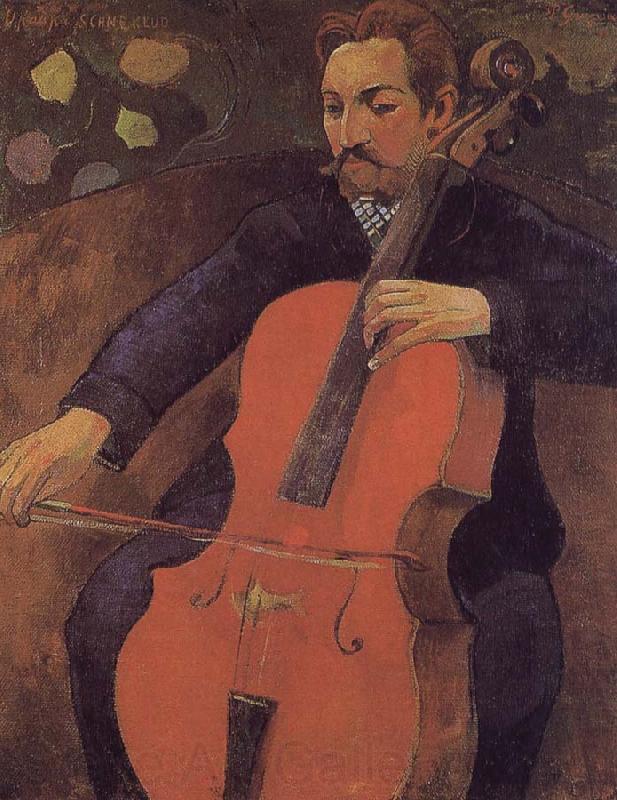Paul Gauguin Cello Spain oil painting art